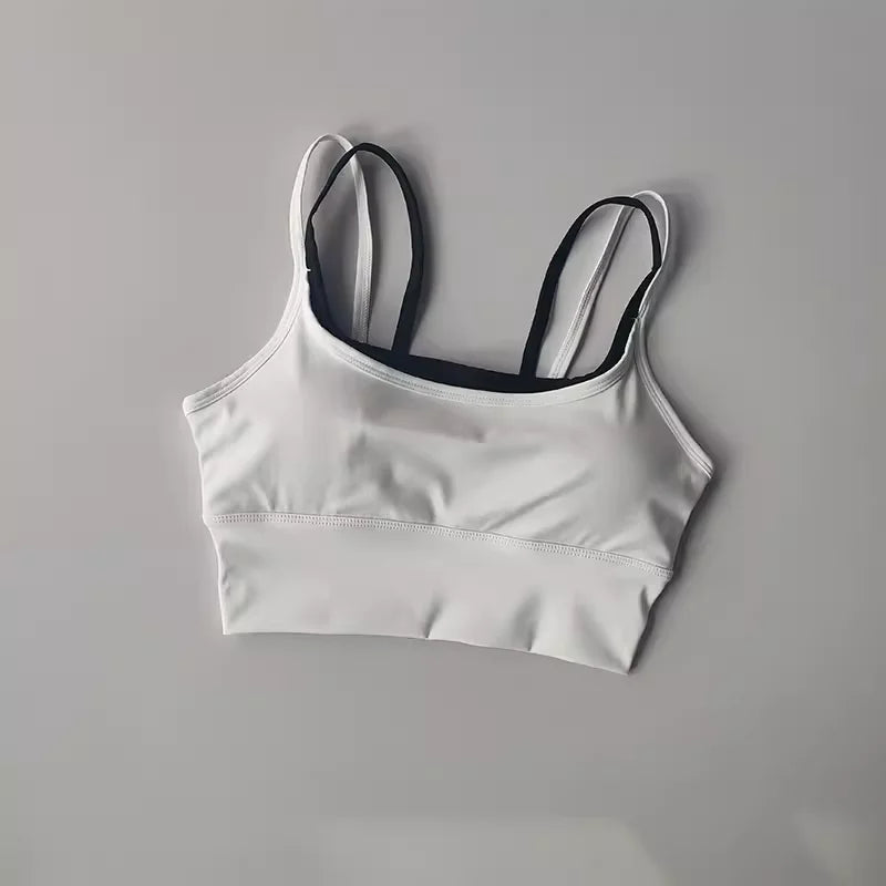 Women Breathable Sports Bra Shockproof Fitness Tops Push up Gym Crop Top Brassiere Sport Bras Gym Workout Top Seamless Yoga Bra